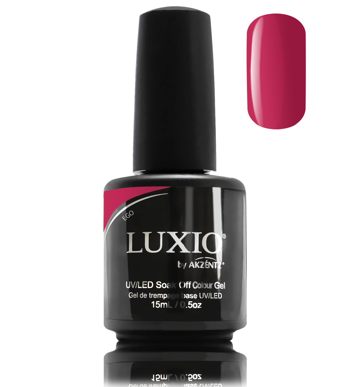 LUXIO EGO | UV/LED GEL POLISH IN DEEP PINK COLOR - AKZENTZ