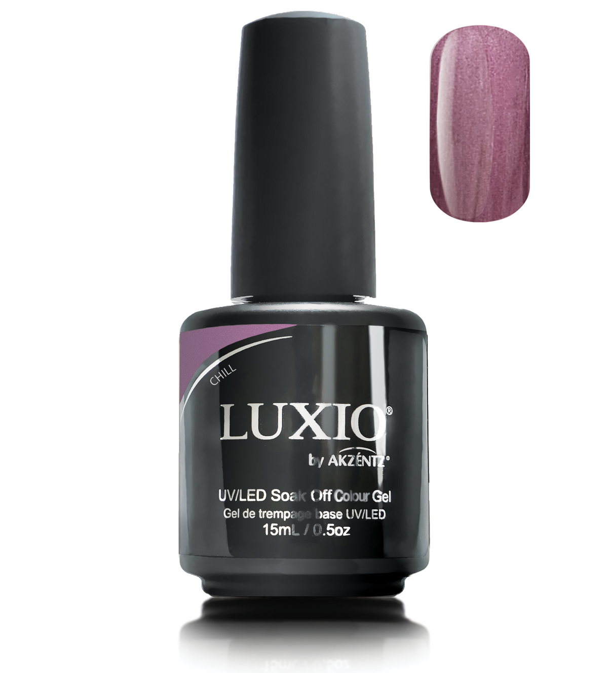 LUXIO CHILL | VERNIS GEL UV/LED DE COULEUR ROSE MÉTALLIQUE - AKZENTZ