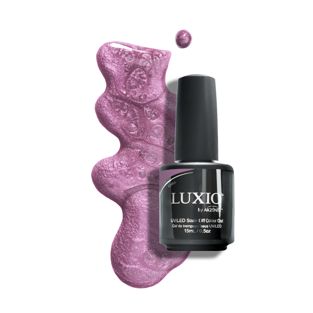 LUXIO CHILL | VERNIS GEL UV/LED DE COULEUR ROSE MÉTALLIQUE - AKZENTZ