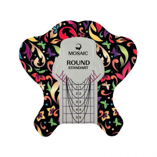 MOSAIC STANDARD (ROUND) FORMS - CHABLON STANDARD (ROND)  - 100  MANUCURE NAILIFY
