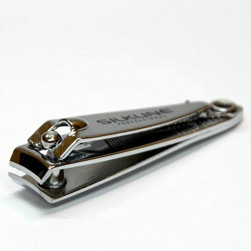 CURVED NAIL CLIPPER - STAINLESS STEEL NAIL CLIPPER (CURVED) - SILKLINE