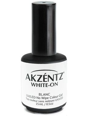 WHITE-ON MINI - NO WIPE COLOUR GEL 5ml - AKZENTZ