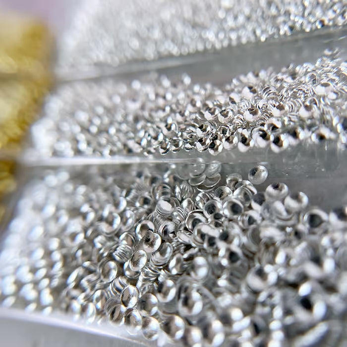 JEWELRY | SMALL EMBOSSED FLAT SILVER ROUND - MARIE-ÈVE MONGEAU