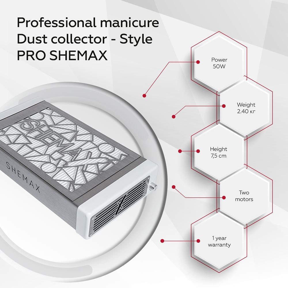 SHEMAX STYLE PRO SUR TABLE - TABLE TOP HOOD SMART PRO DUST COLLECTOR