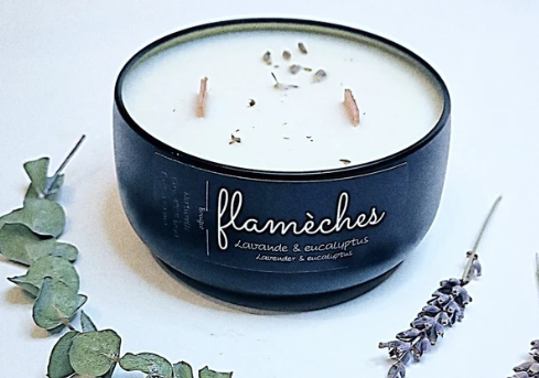 LAVANDE &amp; EUCALYPTUS - BOUGIES FLAMÈCHES CANDLES