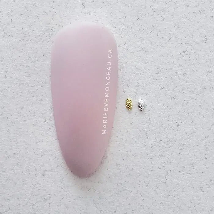 JEWELRY | SILVER FROSTED OVAL - MARIE-ÈVE MONGEAU