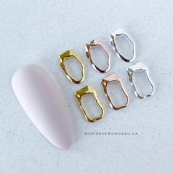 JEWELRY | EMPTY STONE RECTANGLE SILVER - MARIE-ÈVE MONGEAU 
