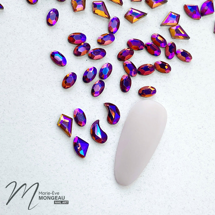 DIAMANTS FORMES | PURPLE SKY - PETIT OVALE - MARIE-ÉVE MONGEAU