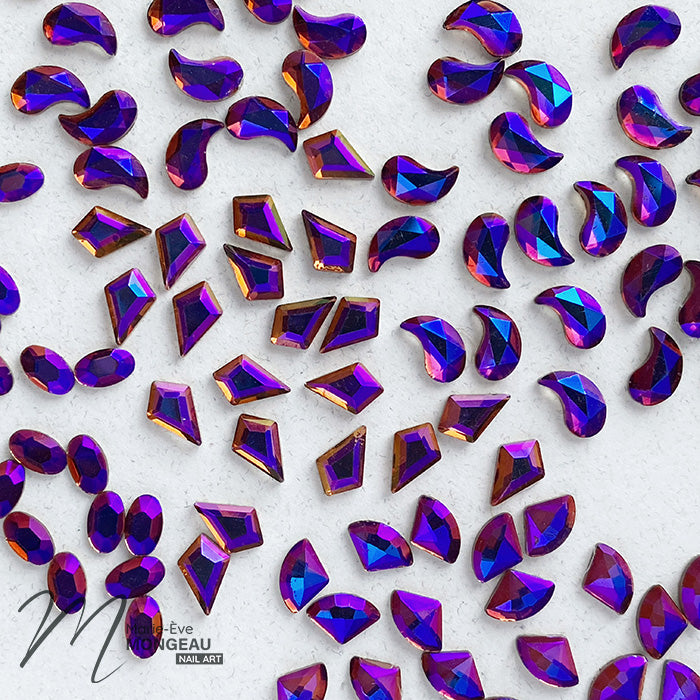 DIAMANTS FORMES | PURPLE SKY - PETIT OVALE - MARIE-ÉVE MONGEAU