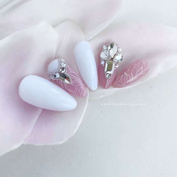 RECTANGLE SHAPED DIAMONDS | WHITE CRYSTAL - MARIE-ÈVE MONGEAU