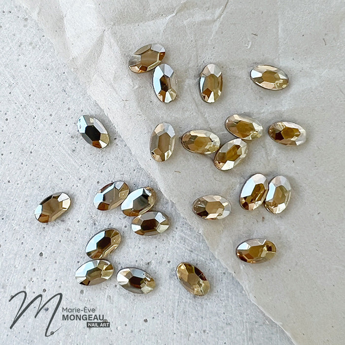 DIAMANTS FORMES | CHAMPAGNE - PETIT OVALE - MARIE-ÉVE MONGEAU