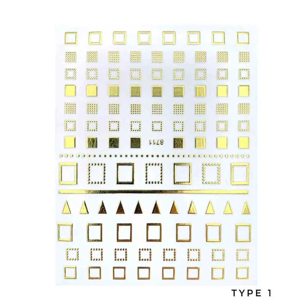 AUTOCOLLANT | MOTIFS OR - TYPE 1 - MARIE-ÈVE MONGEAU