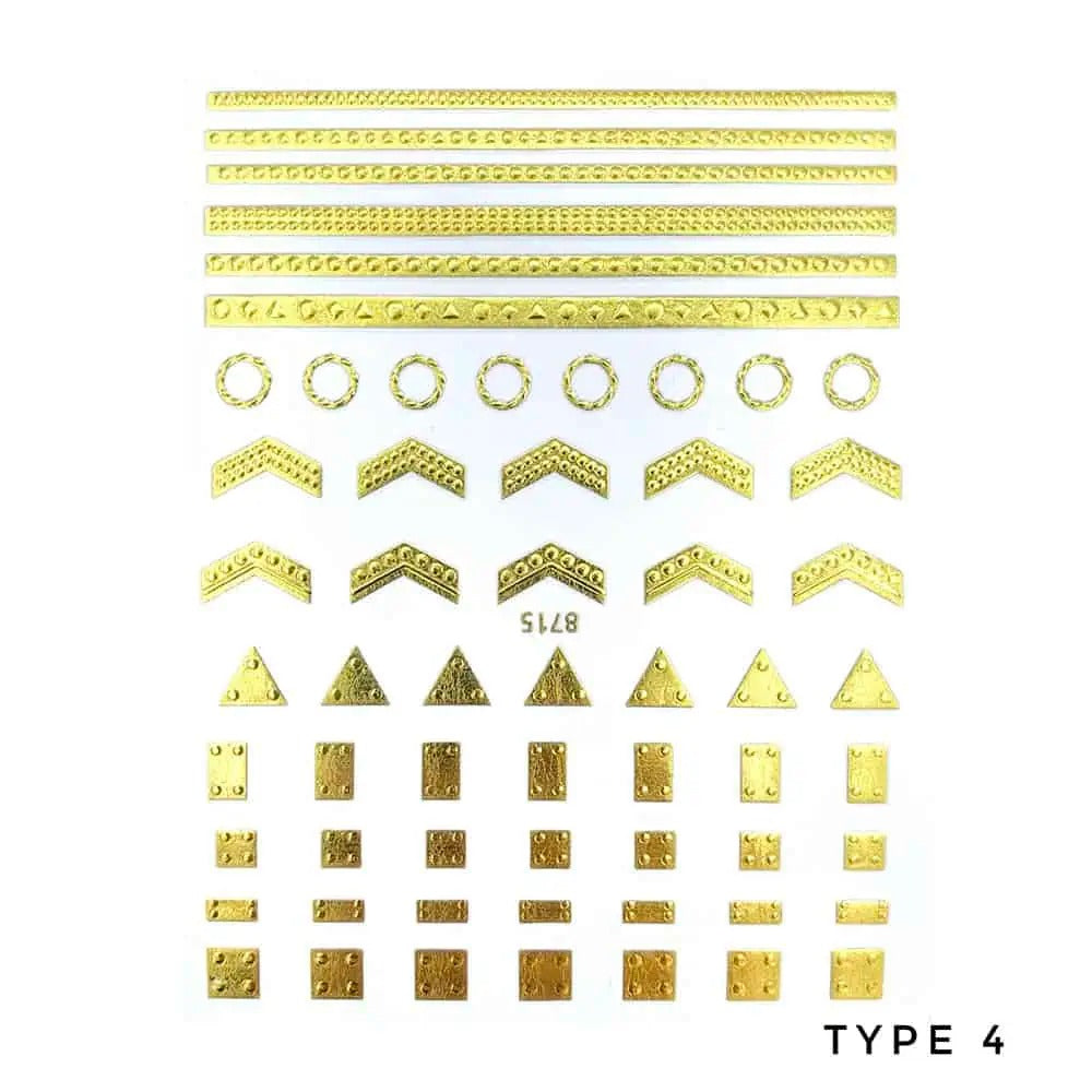 STICKER | GOLD PATTERNS - TYPE 4 - MARIE-ÈVE MONGEAU 