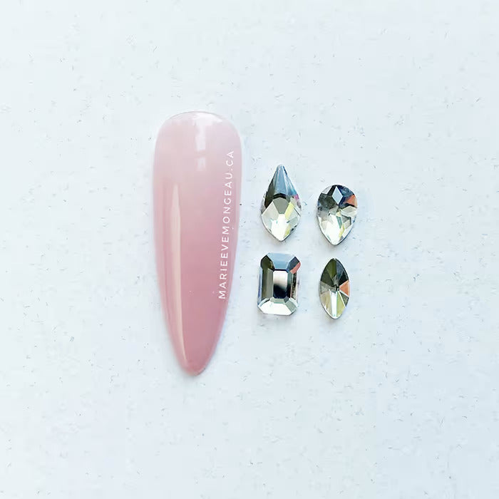 RECTANGLE SHAPED DIAMONDS | WHITE CRYSTAL - MARIE-ÈVE MONGEAU