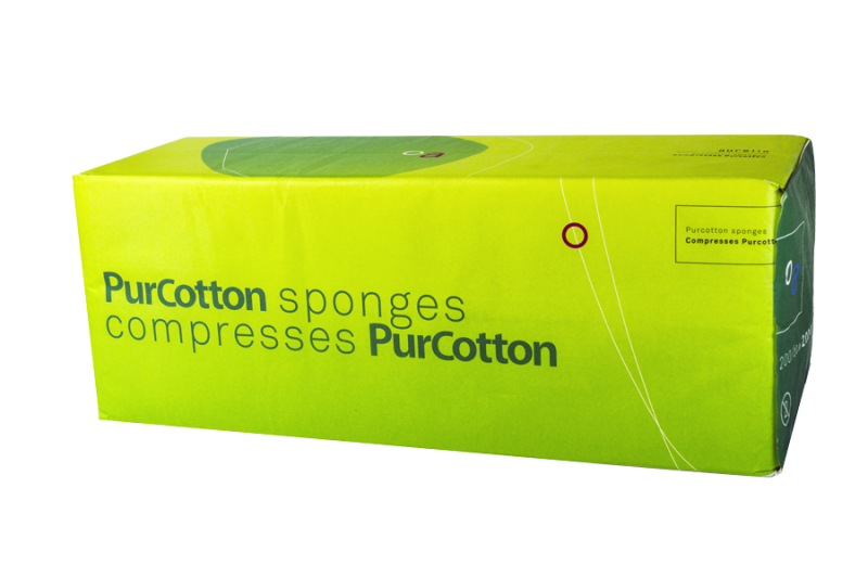 LINGETTES PUR COTON 4" X 4" BIODÉGRADABLES - COTTON NAIL WIPES - AURELIA